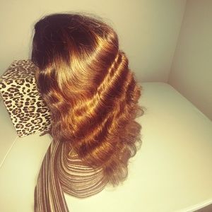 Ombre Body Wave Wig with Highlights